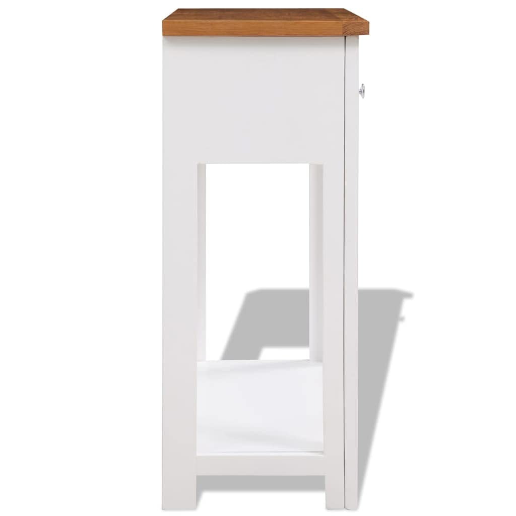 Console Table Side Table Entryway Table Solid Oak Wood K54406