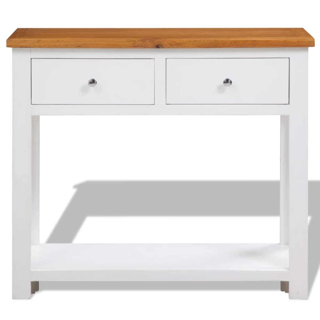Console Table Side Table Entryway Table Solid Oak Wood K54406
