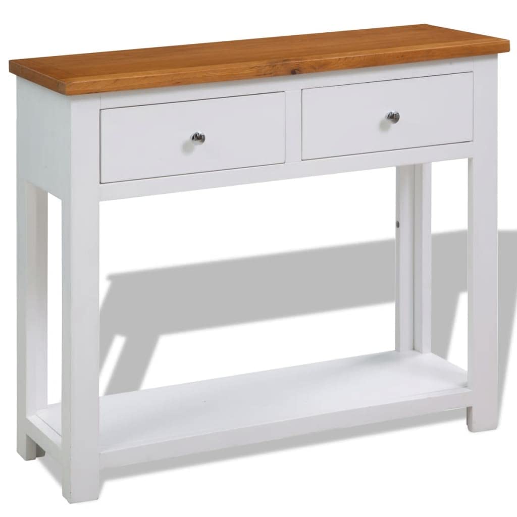 Console Table Side Table Entryway Table Solid Oak Wood K54406