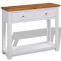 Console Table Side Table Entryway Table Solid Oak Wood K54406