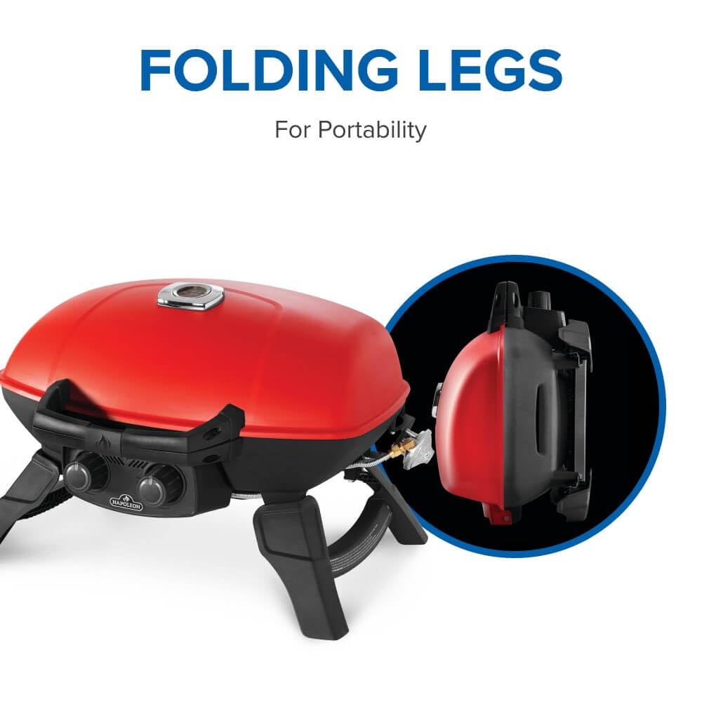 Portable Propane Grill with Griddle Insert S3791