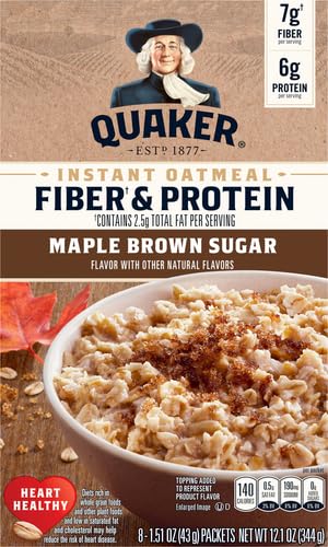 12 Piece Instant Oatmeal Maple & Brown Sugar 12.1 oz B570016