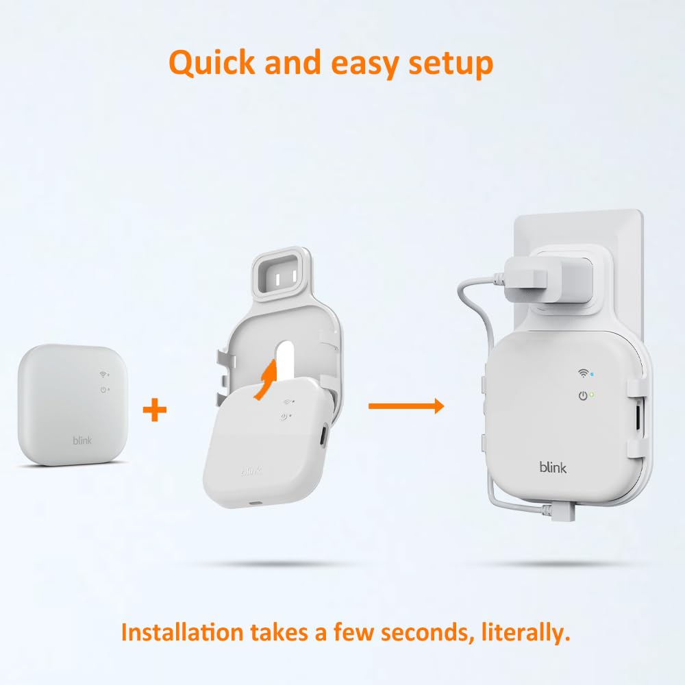 Wall Outlet Mounting Bracket with USB-C Cable E369