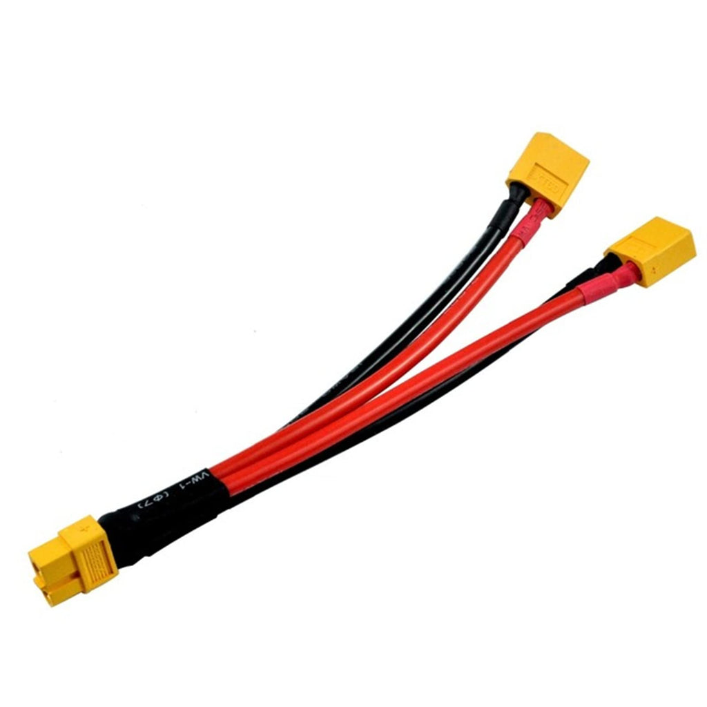 3 Pieces Battery Adapter Cable Y-Type Harness Connector XT60 Parallel N233482