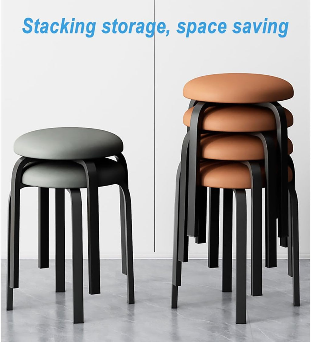 4 Pcs Stacking Round Stools O2966