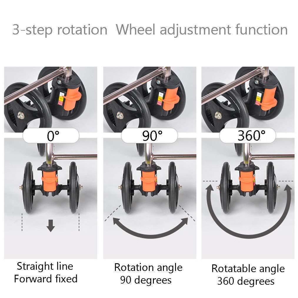 Portable Rollator Walker with Seat Y7000