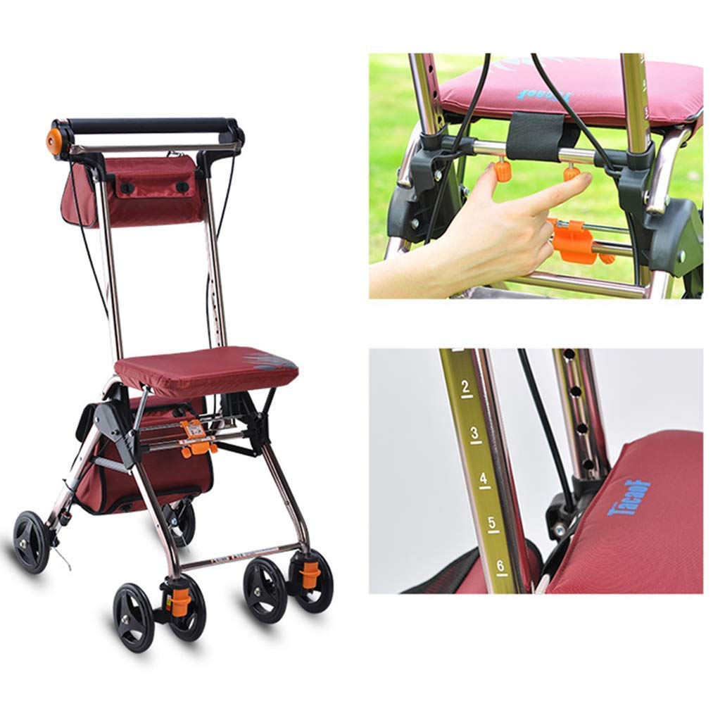 Portable Rollator Walker with Seat Y7000