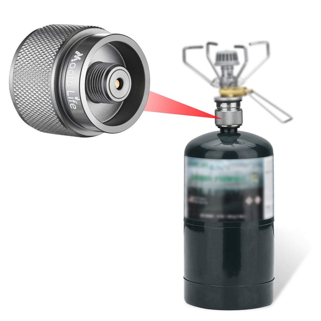 Camping Stove Gas Converter with 16 oz Tank V1324