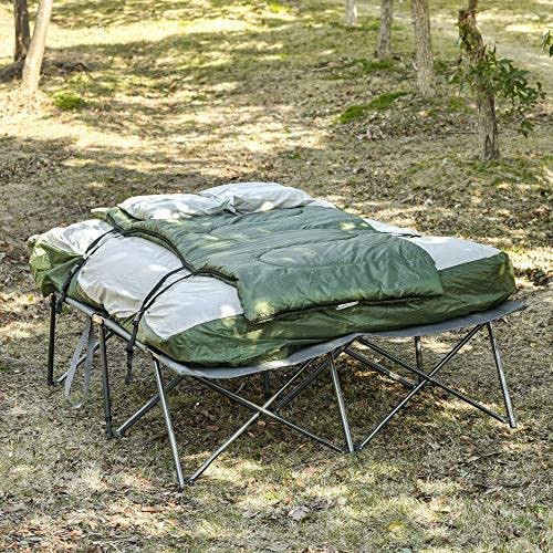 Folding Camping Cot with Pillows M8688