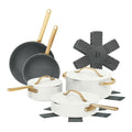 12 Pc Ceramic Non-Stick Cookware Set with Lids W6283