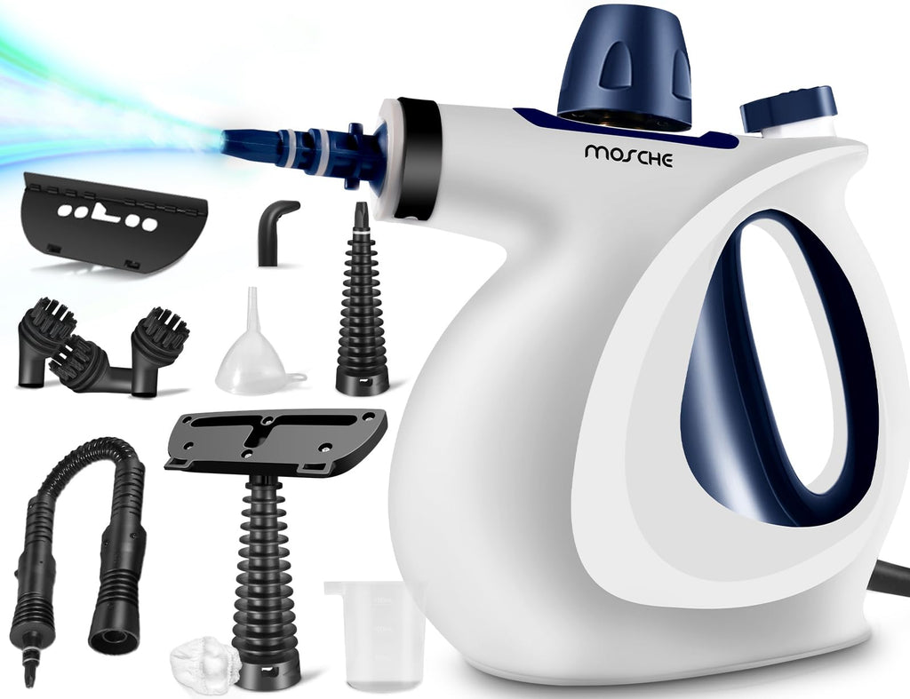 Handheld Portable Steam Cleaner with 11-Piece Accessory Set P250121
