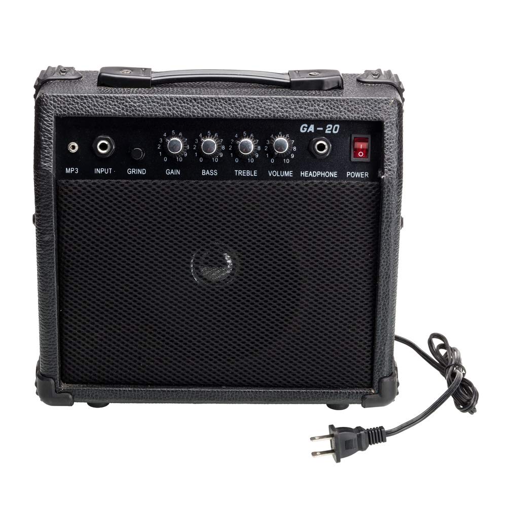 39" Full Size Electric Guitar with 20w Amp and Bag U96457