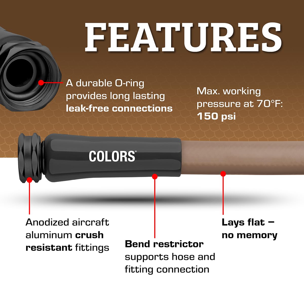 5/8 in. x 100 ft. Lightweight All-Weather Garden Hose U2019