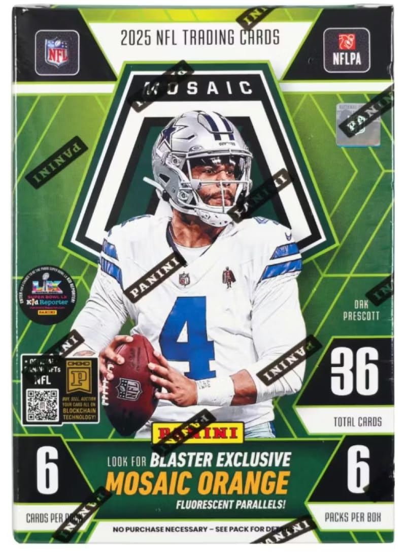 Football Trading Cards Blaster Box D8819
