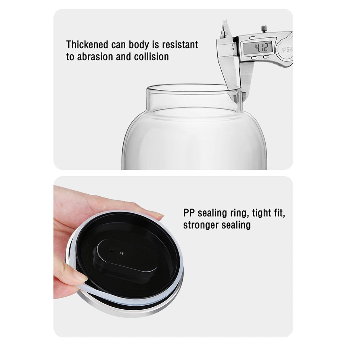 Large-capacity Glass Pitcher with Lid and Faucet D402