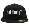 Flat Bill Fitted Hat X48625