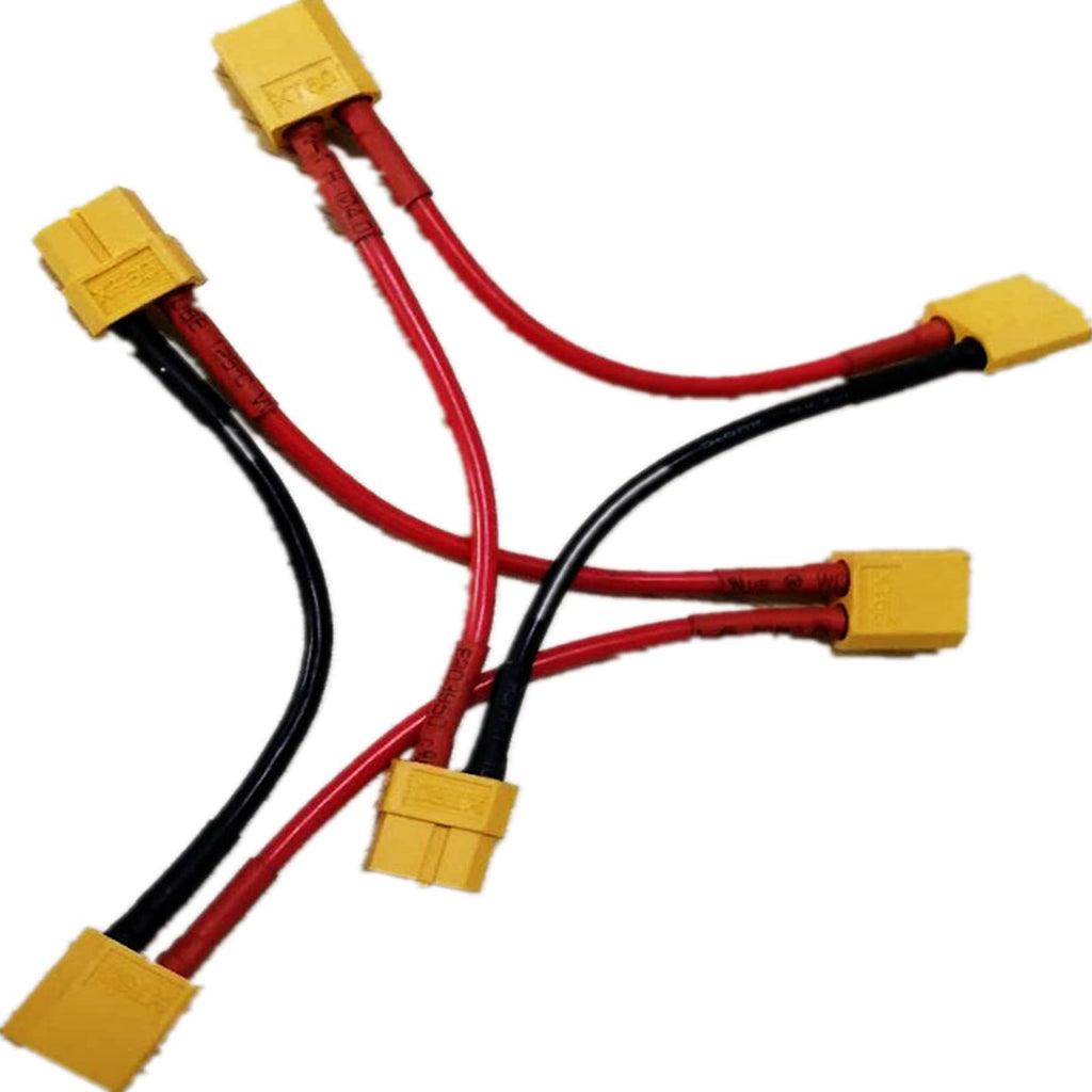 3 Pieces Battery Adapter Cable Y-Type Harness Connector XT60 Parallel N233482