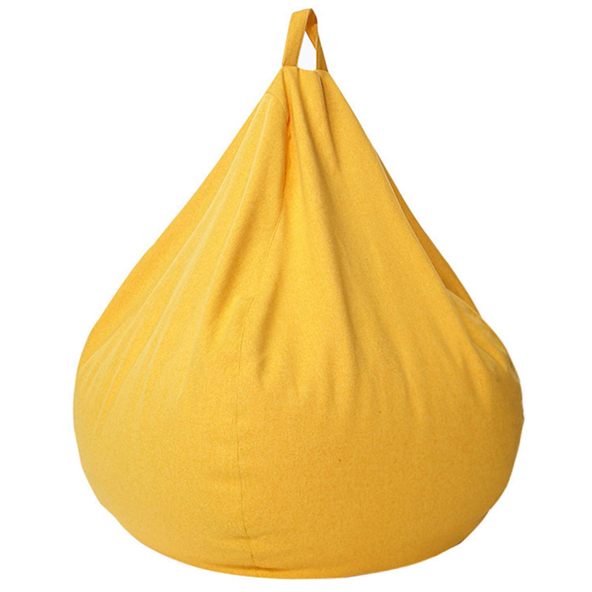 Linen Fabric Bean Bag Chair Cover 90x110cm D652