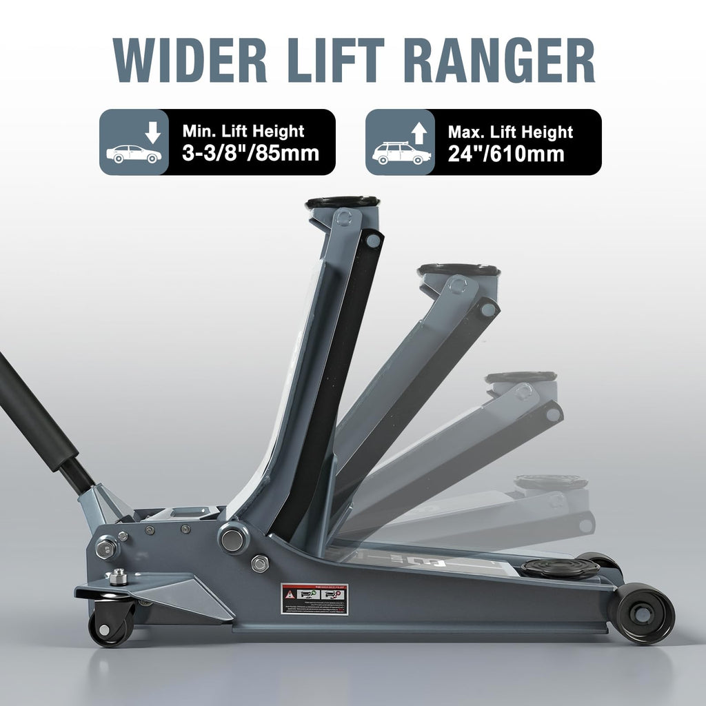 3 Ton Low Profile Hydraulic Floor Jack Y48458