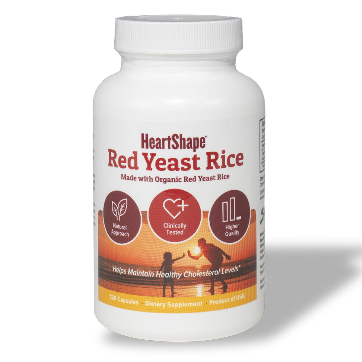 Red Yeast Rice Supplement 1,200 mg Organic Non-GMO 120 Capsules V381