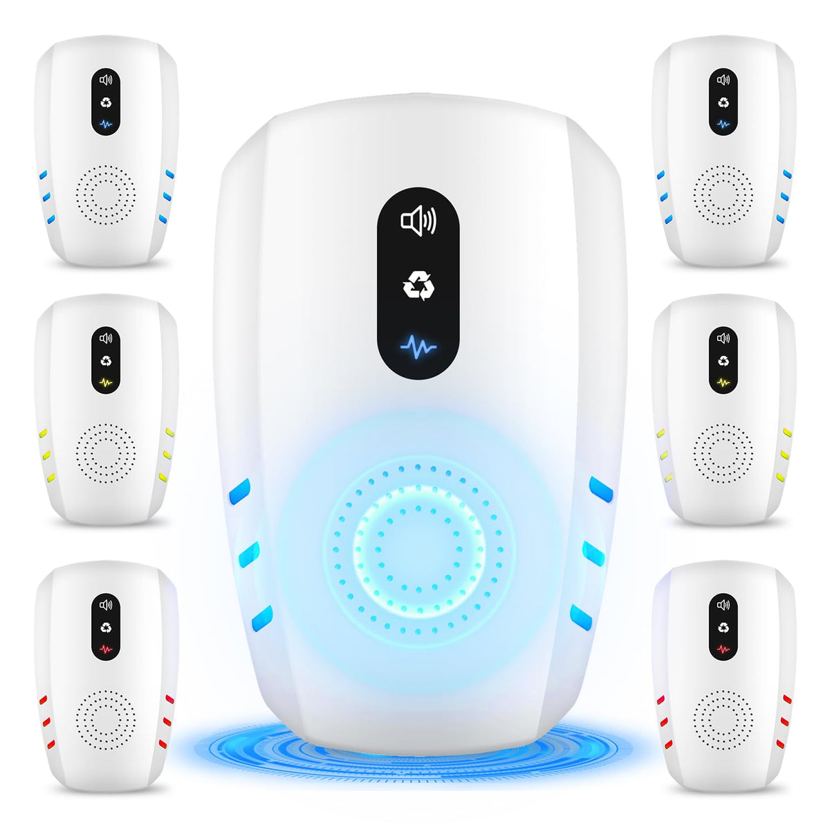 Ultrasonic Indoor Pest Repeller 6 Pack V25226