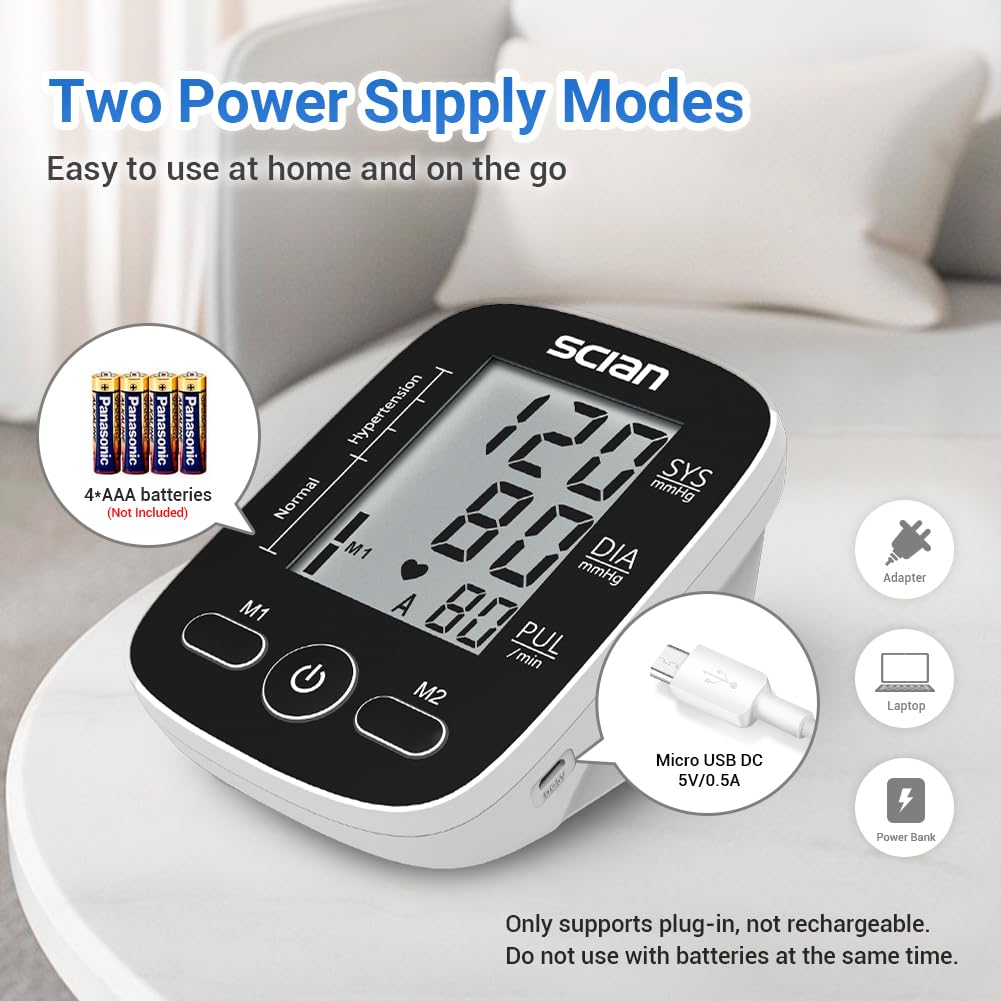 Automatic Upper Arm Blood Pressure Monitor with Large Cuff O676816