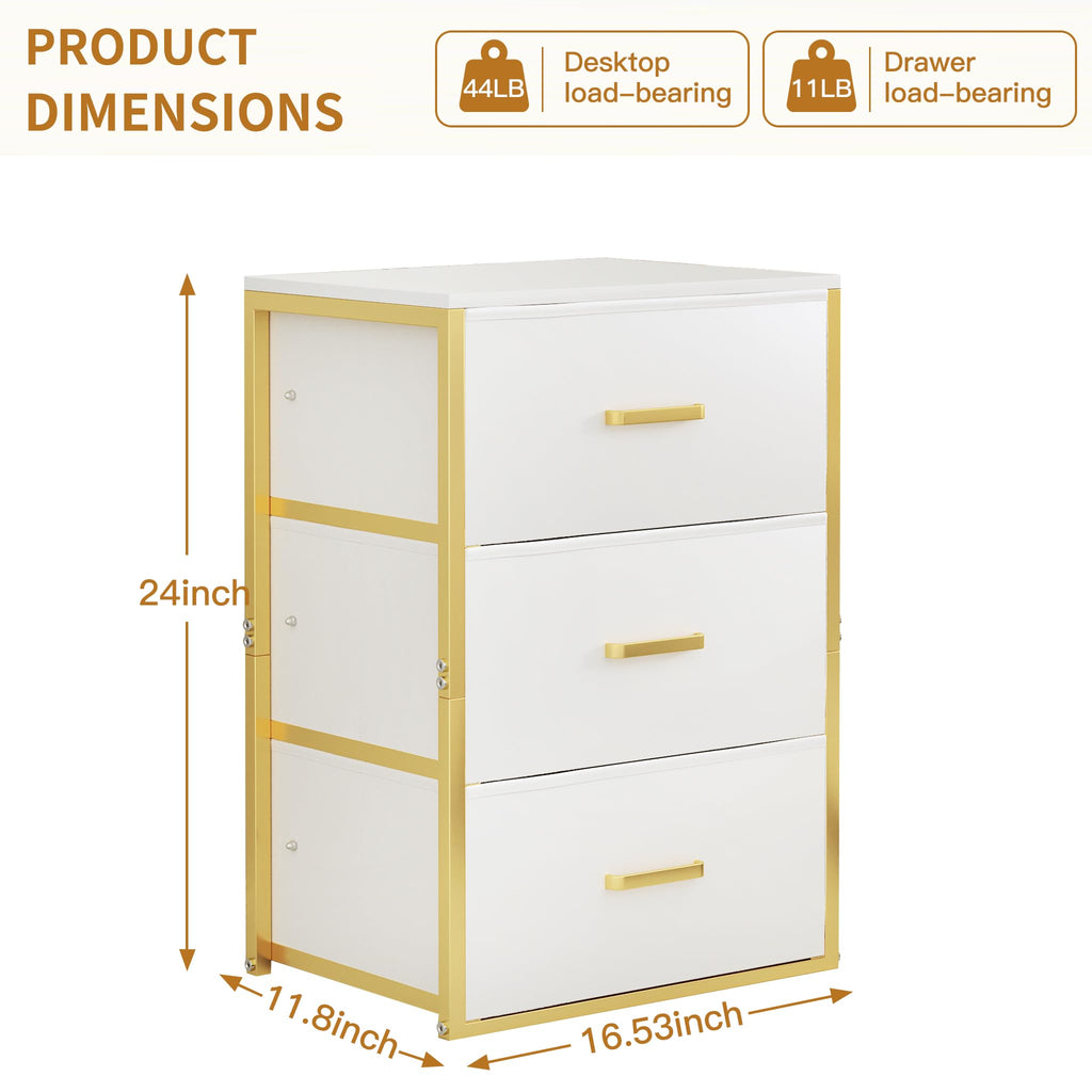3 Fabric Drawers J849487