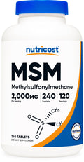 MSM Tablets 2000mg 240 Tablets H411455