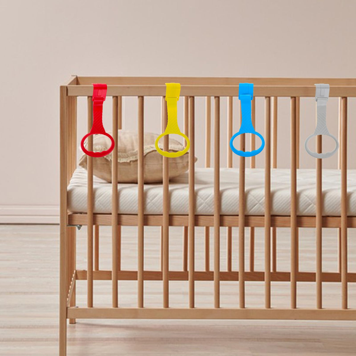 Baby Pull Up Rings 4Pcs Playpen Accessories O6341