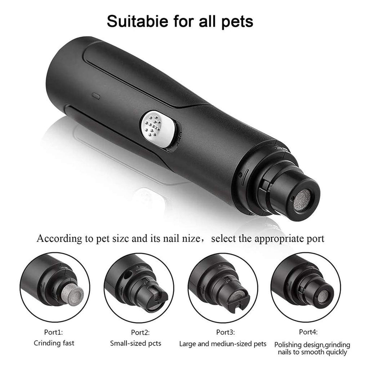 Rechargeable Electric Dog Nail Grinder U3157