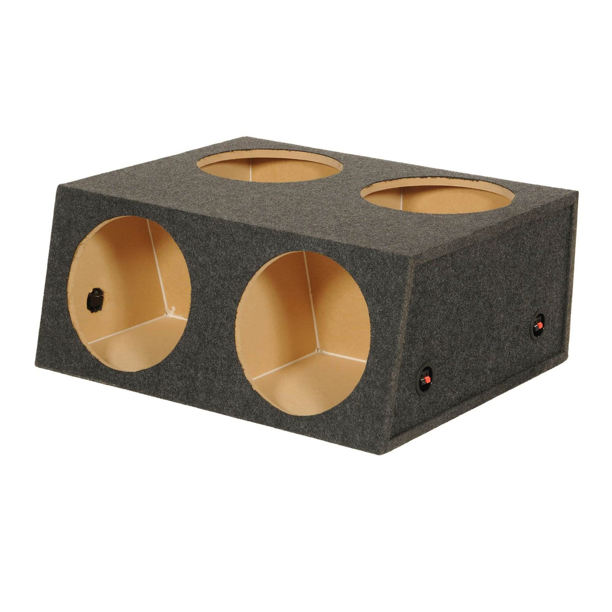 12 Inch 4 Hole Sealed Divided Speaker Box Subwoofer Enclosure F793