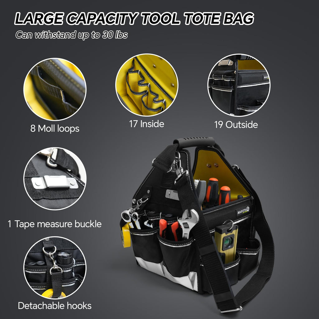 10in Tool Tote Bag with 43-Pocket Organizer L865666