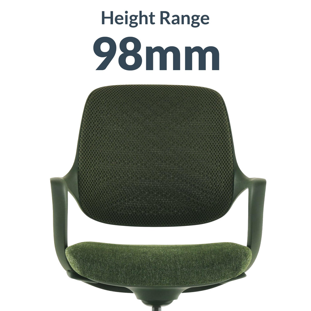 Orange White Low Back Office Chair F440027