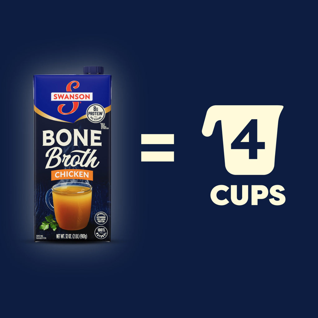 Chicken Bone Broth 32 oz Carton Pack of 2 I3886