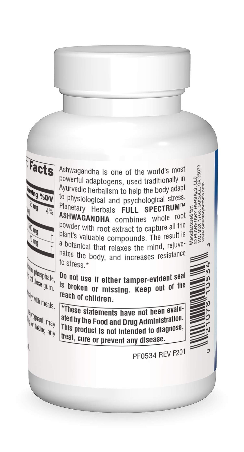 Ashwagandha 570 mg 60 Tablets X7927