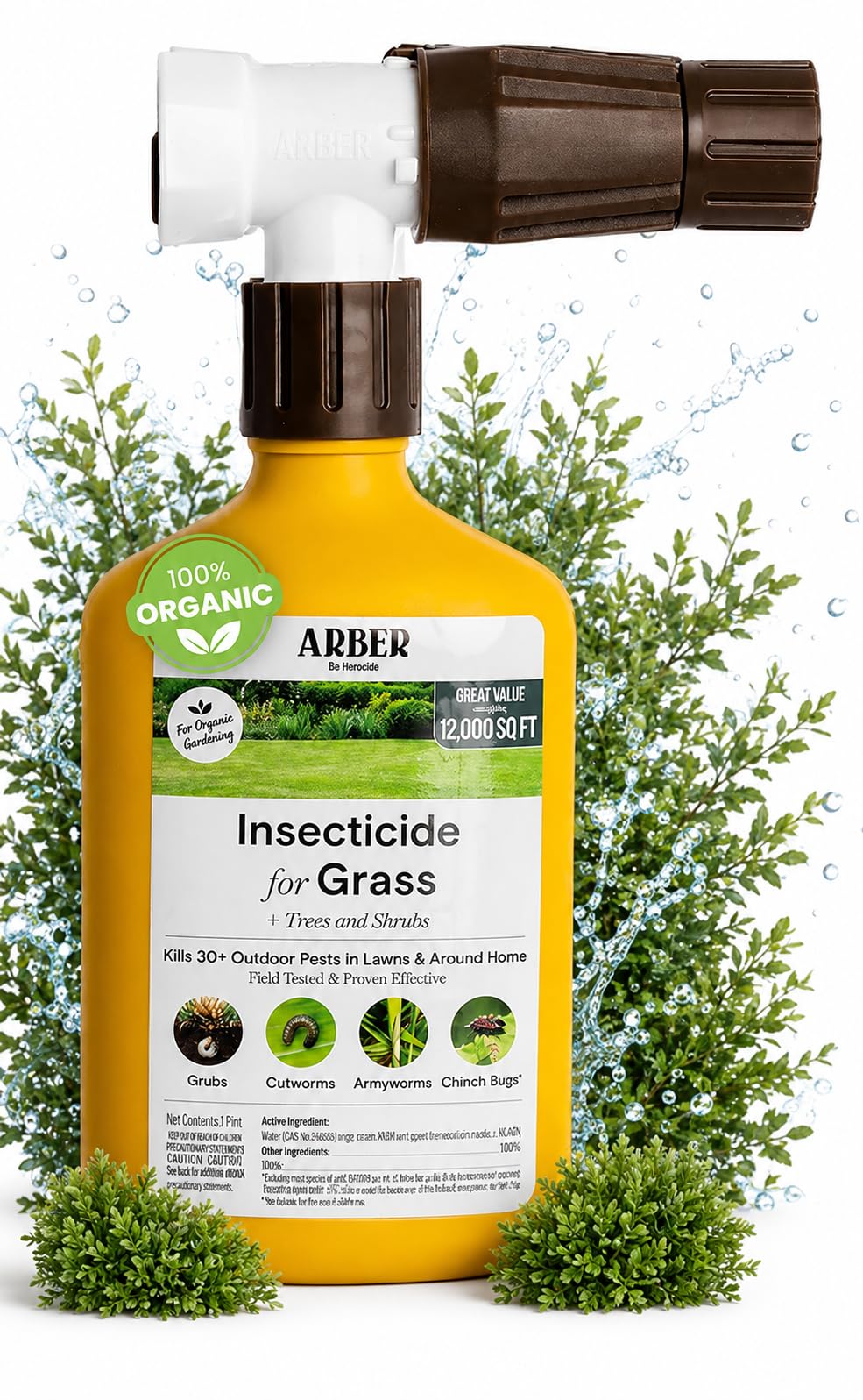 Organic Grub Killer & Lawn Insecticide 16 oz L161103