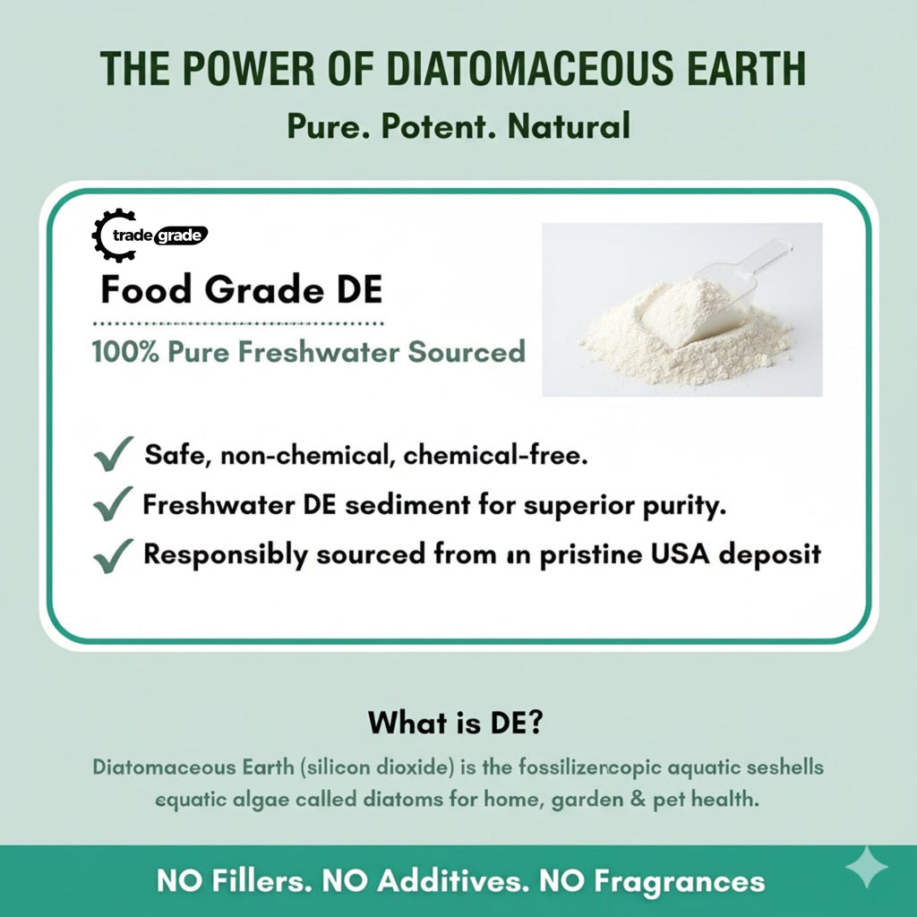 100% Food-Grade Diatomaceous Earth Powder 1 Gallon B145429