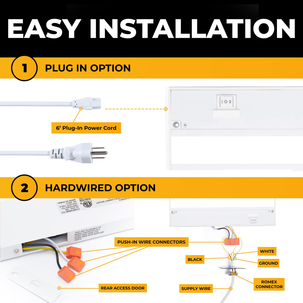 LED Under Cabinet Lighting 24 Inch White P7246