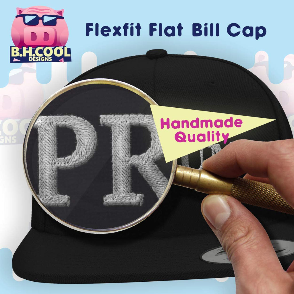 Flat Bill Fitted Hat X48625
