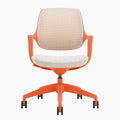 Orange White Low Back Office Chair F440027