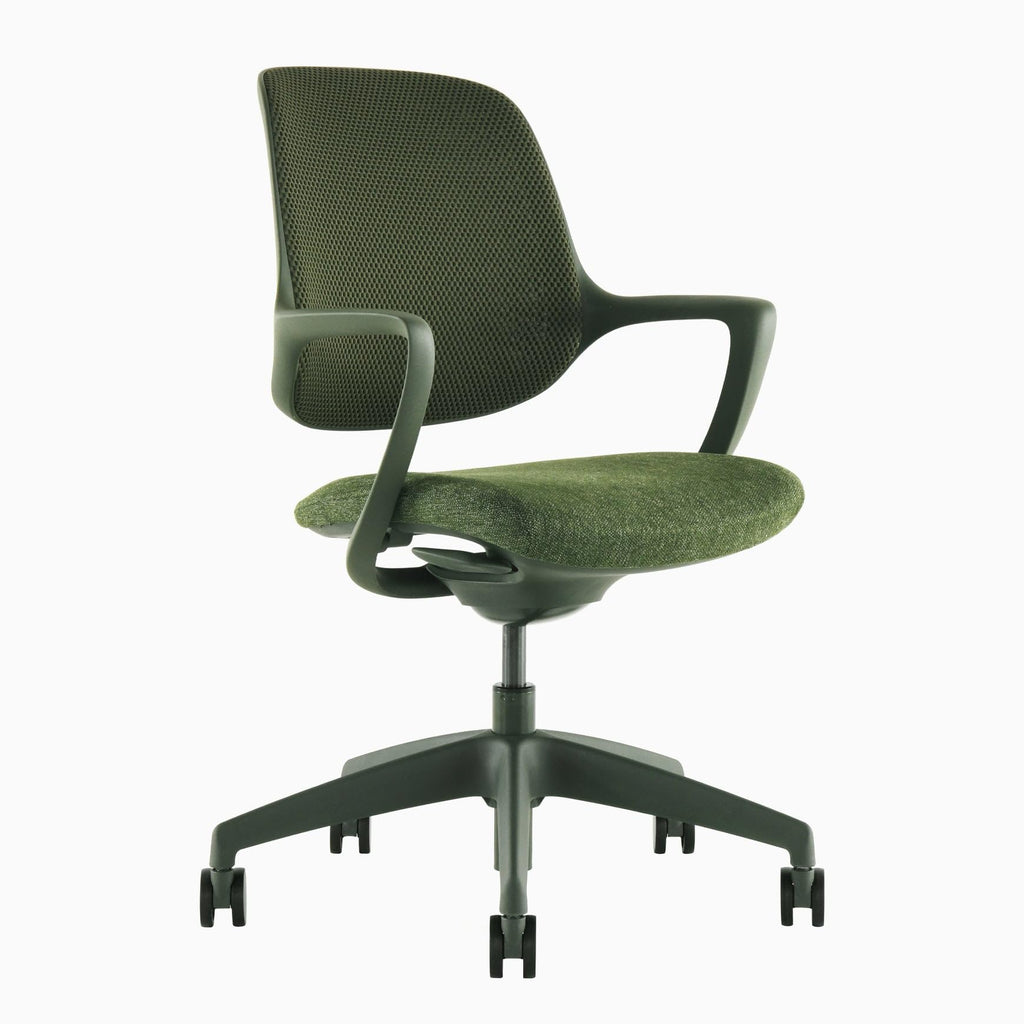 Orange White Low Back Office Chair F440027
