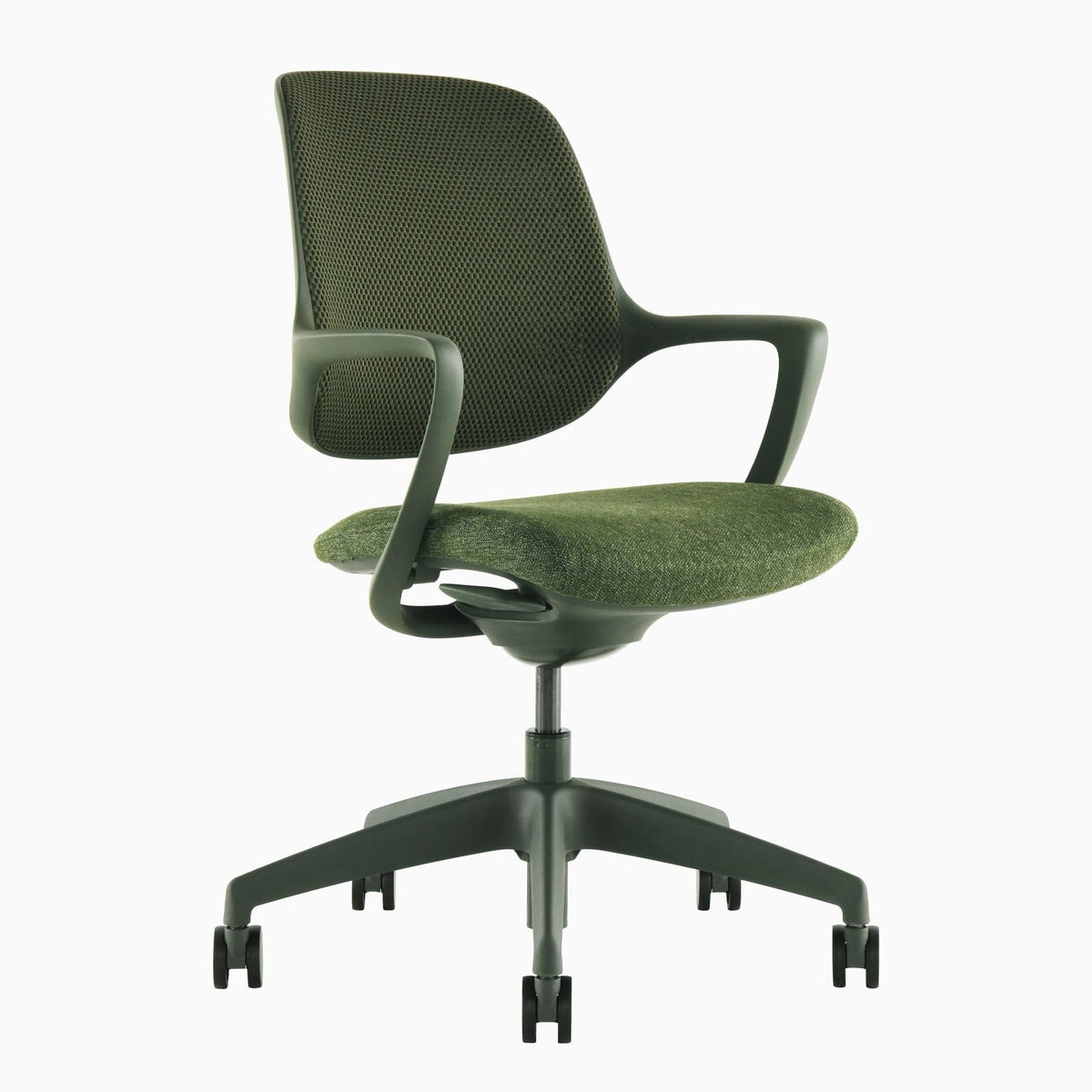Orange White Low Back Office Chair F440027