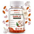 Aged Garlic Extract 1200 mg Softgels with CoQ10 Ubiquinol & Vitamin K2 180 Counts D204