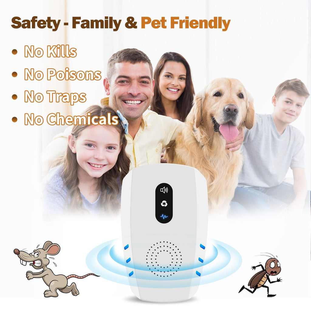 Ultrasonic Indoor Pest Repeller 6 Pack V25226