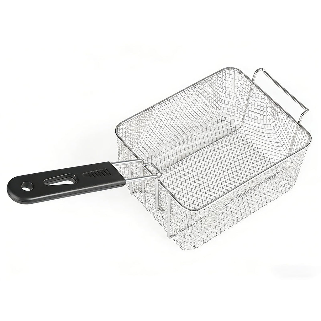 Stainless Steel Fry Basket with Detachable Handle J77513