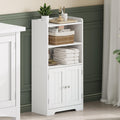 Small Bathroom Storage Cabinet with 2 Door and Shelves X69249