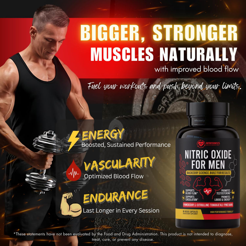 90 Capsules Nitric Oxide Supplement K544