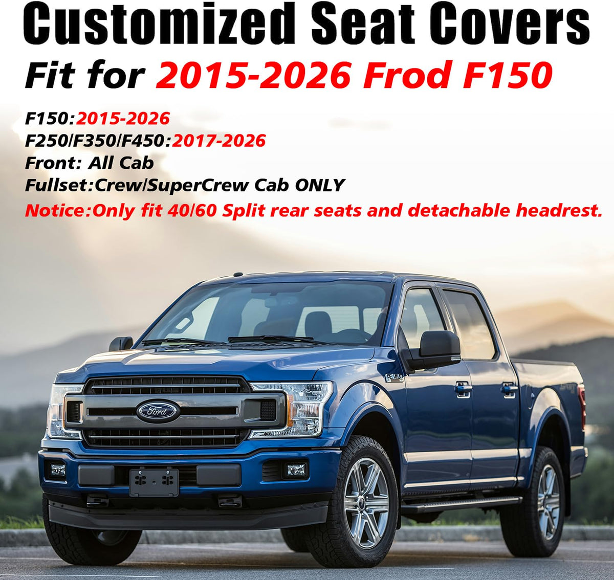 Waterproof Faux Leather Full Coverage Seat Covers S147251