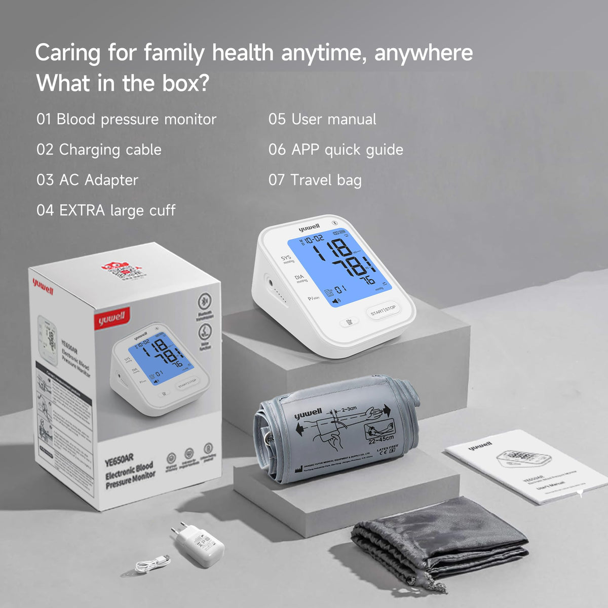 Bluetooth Blood Pressure Monitor W3909