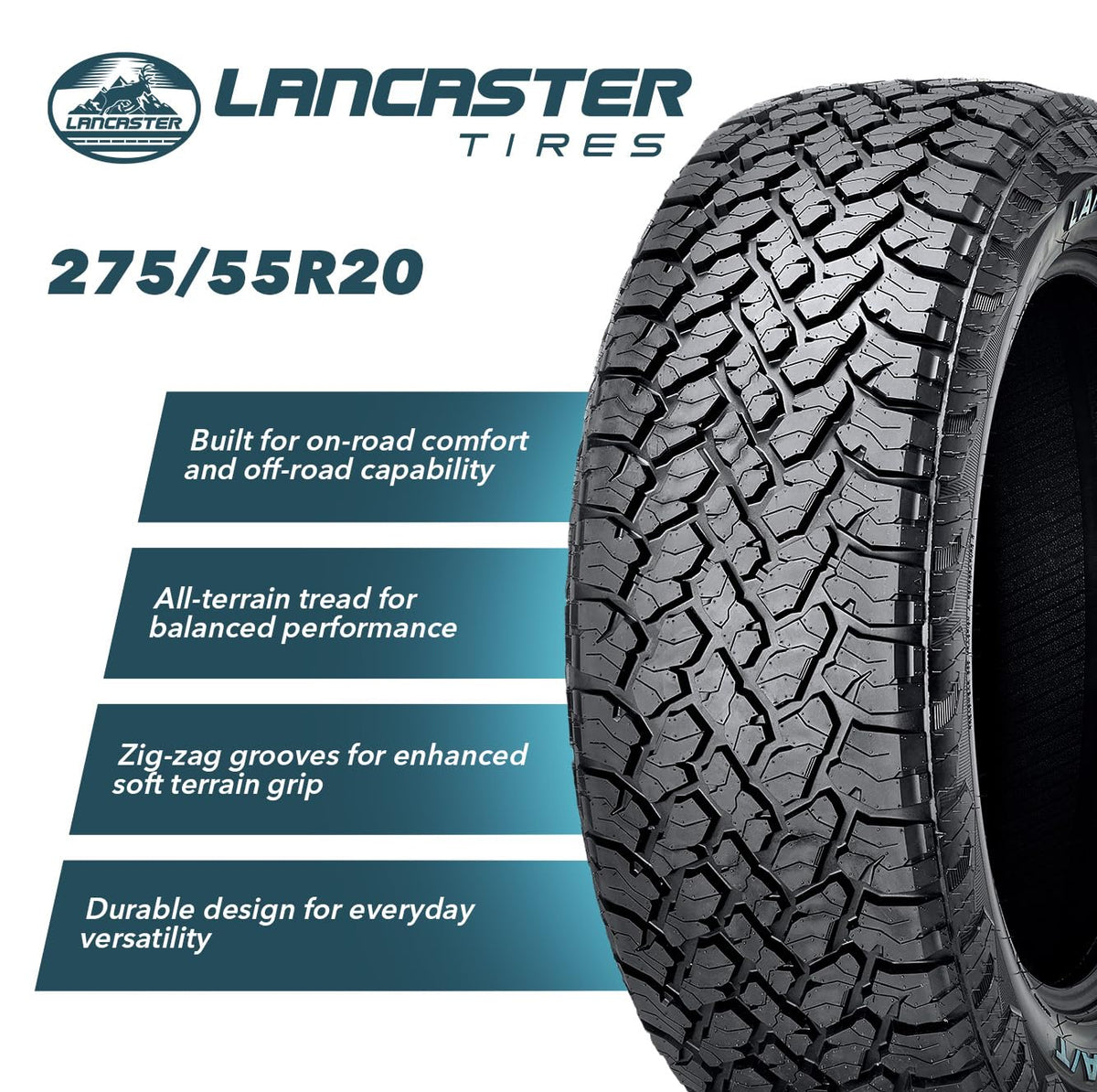 275/55R20 117H XL All Terrain Light Truck Tire P154